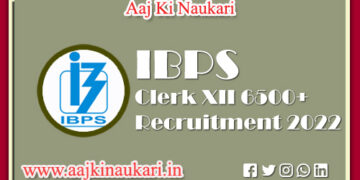 IBPS Clerk XII 6500+ Recruitment 2022