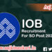 IOB Recruitment 2022 for SO posts